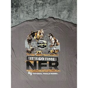 Wrangler National Finals Rodeo Tshirt 2XL Las Vegas Gray Western Rodeo 2023